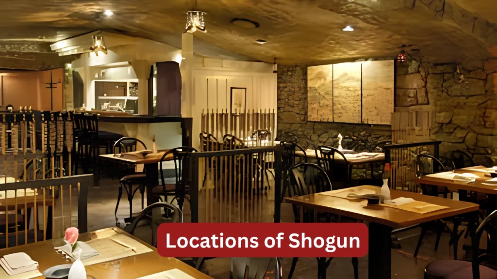 Locations of Shogun