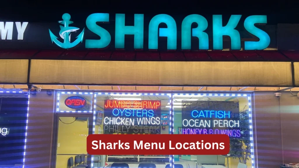 Sharks Menu Locations