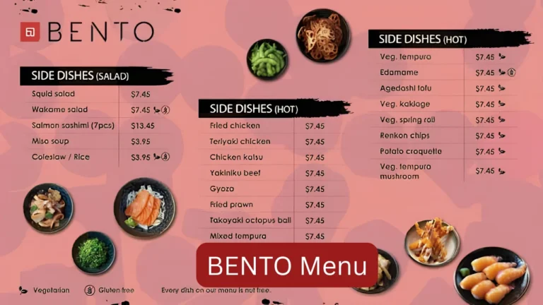 BENTO Menu