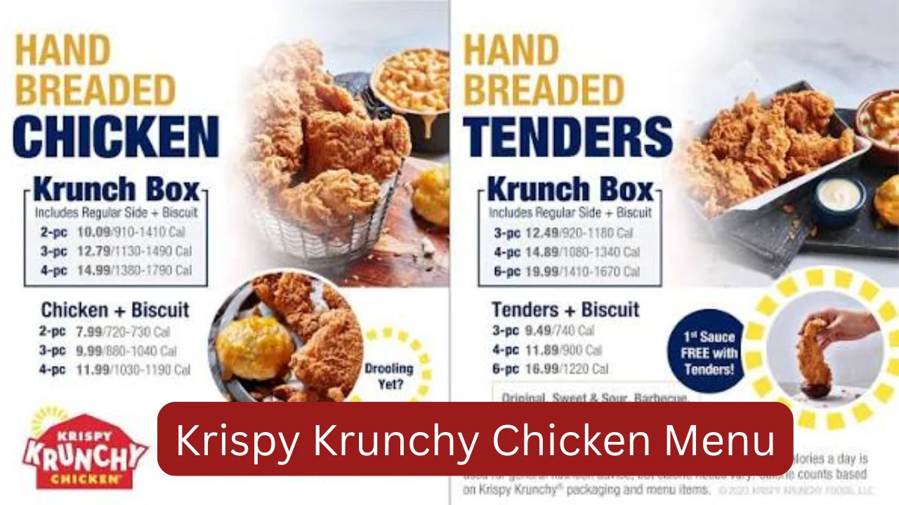 Krispy Krunchy Chicken Menu