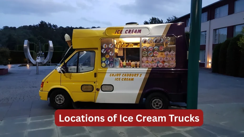 Locations of Ice Cream Trucks
