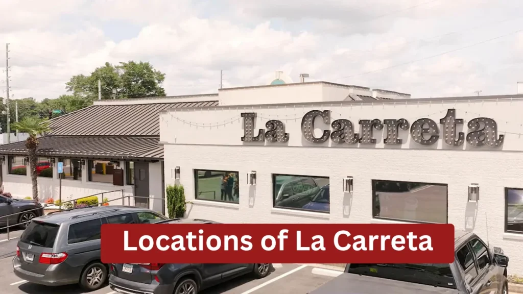 Locations of La Carreta