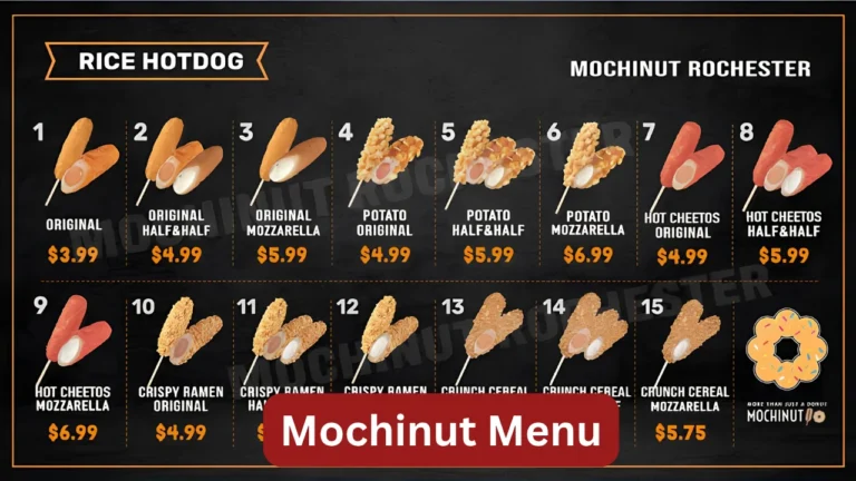 Mochinut Menu