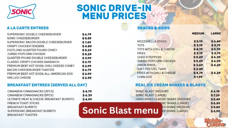 Sonic Blast menu