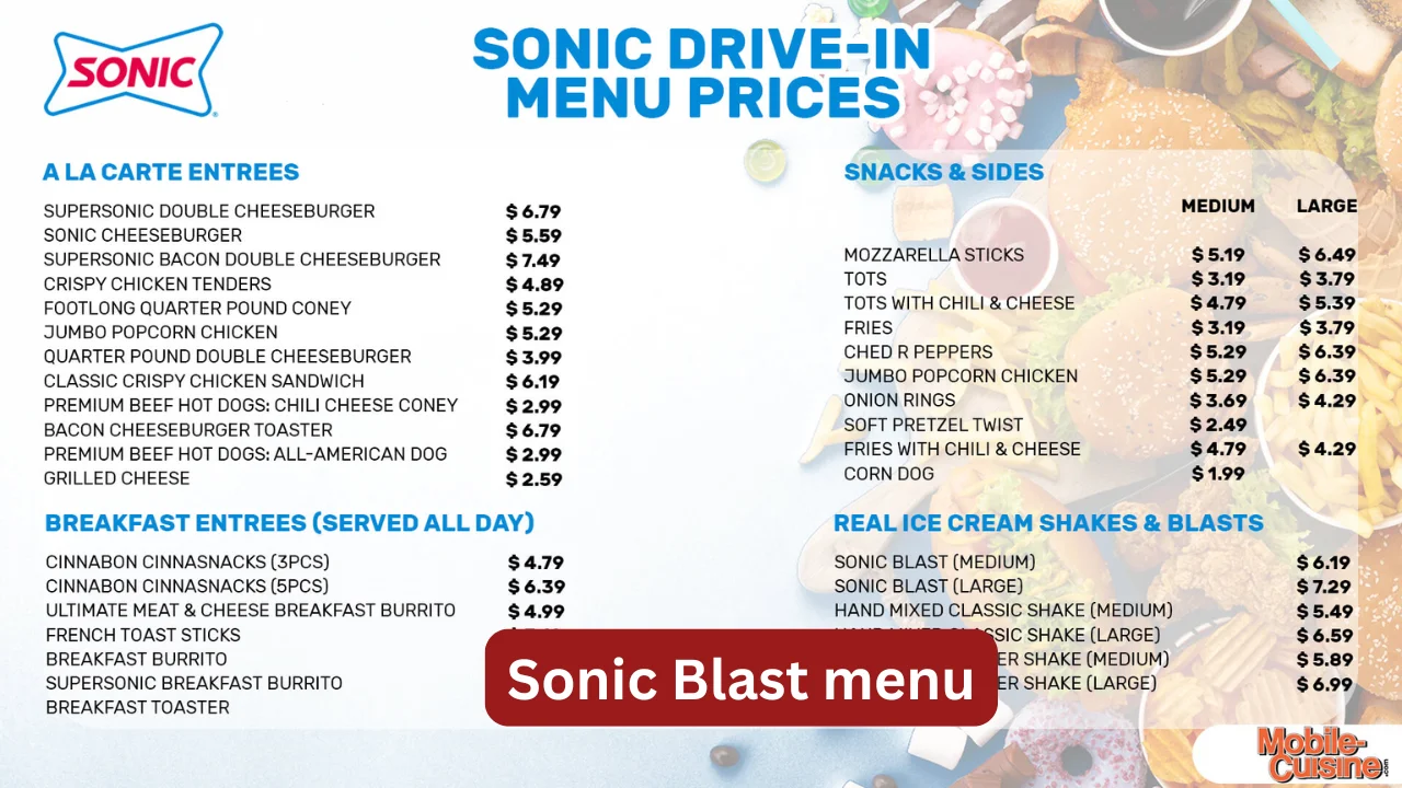 Sonic Blast menu