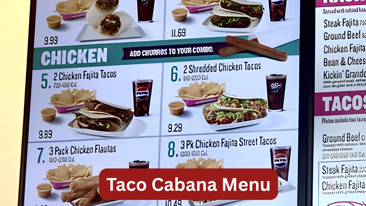 Taco Cabana Menu