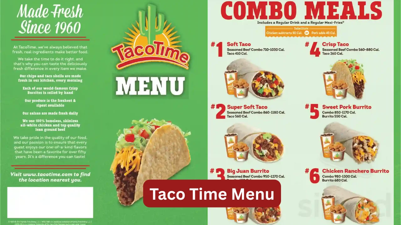 Taco Time Menu