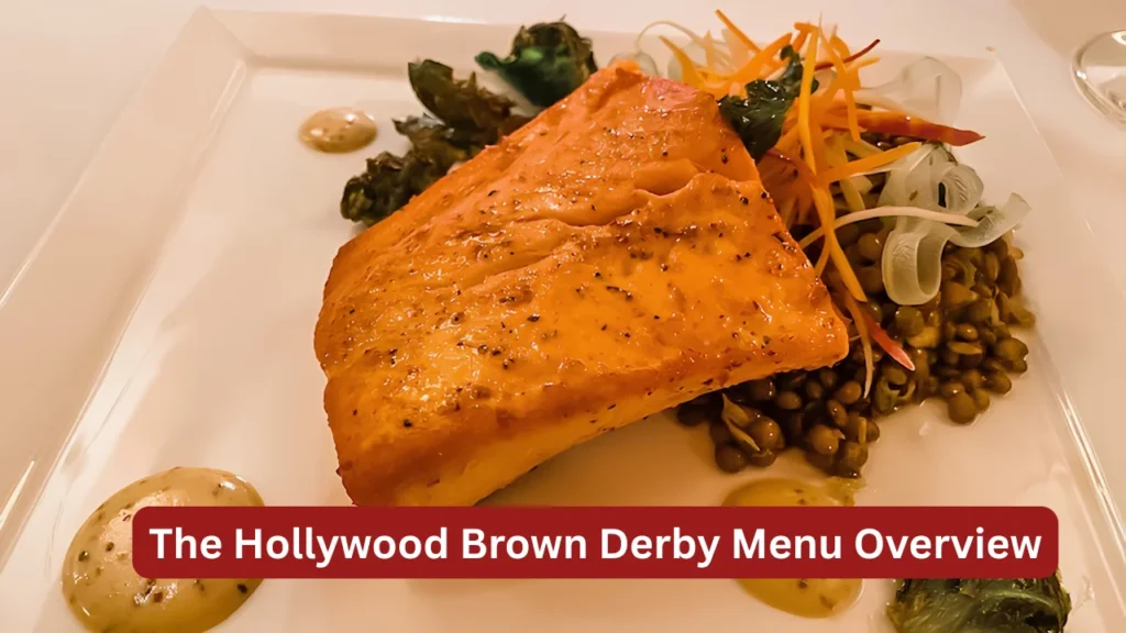 The Hollywood Brown Derby Menu Overview