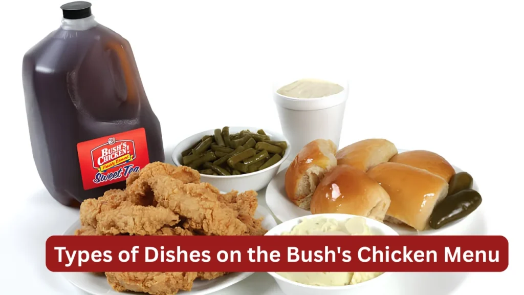 Types of Dishes on the Bush's Chicken Menu