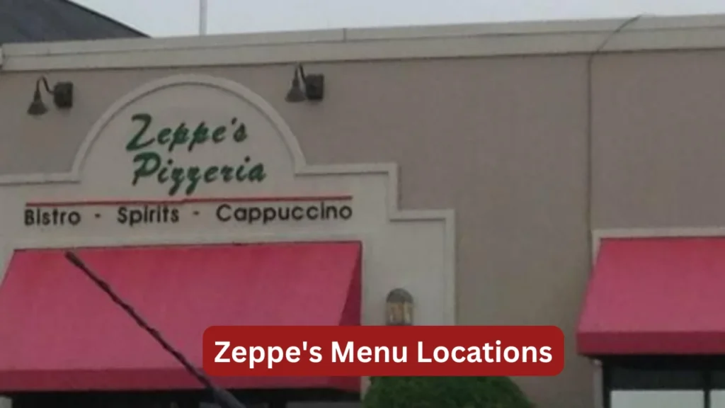 Zeppe's Menu Locations