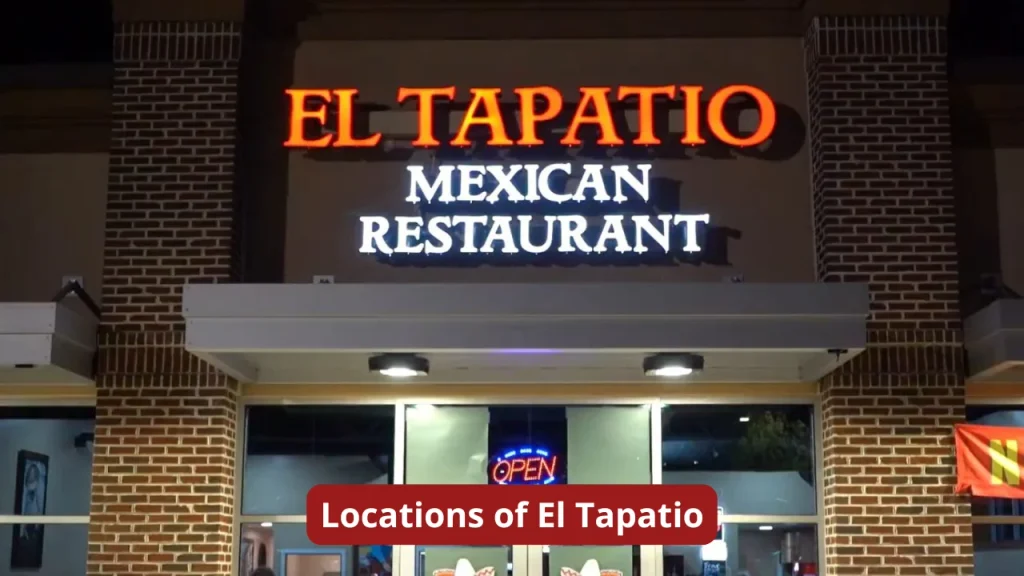 Locations of El Tapatio