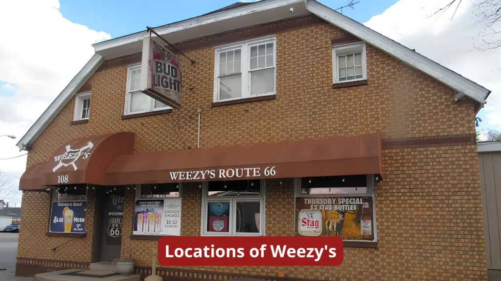 Locations of Weezy's