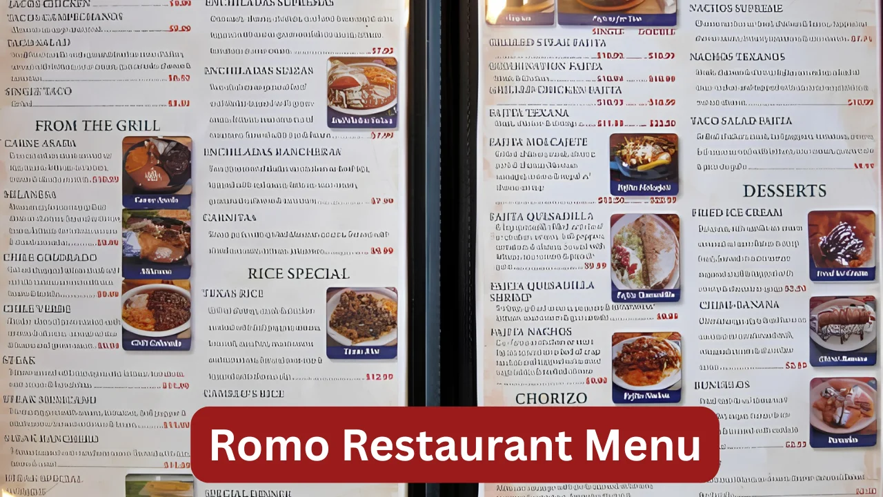 Romo Restaurant Menu