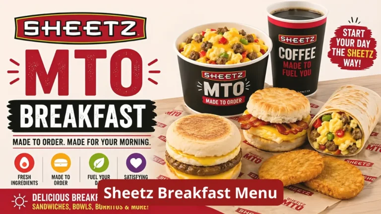 Sheetz Breakfast Menu