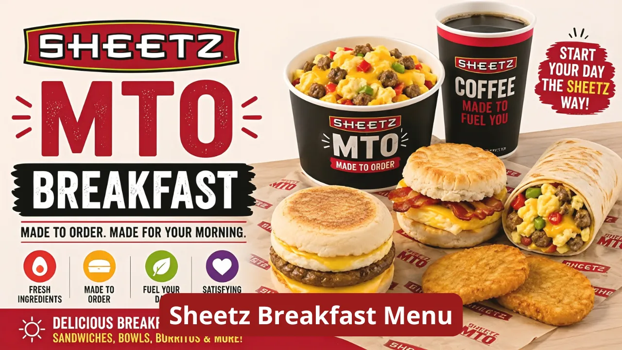 Sheetz Breakfast Menu