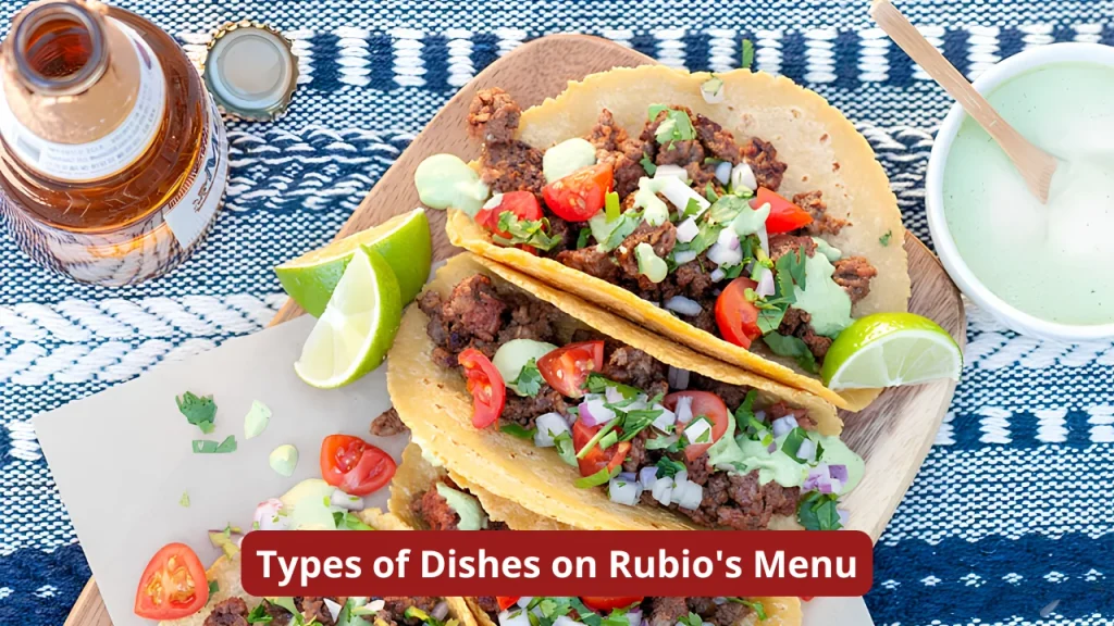 Types of Dishes on Rubio's Menu