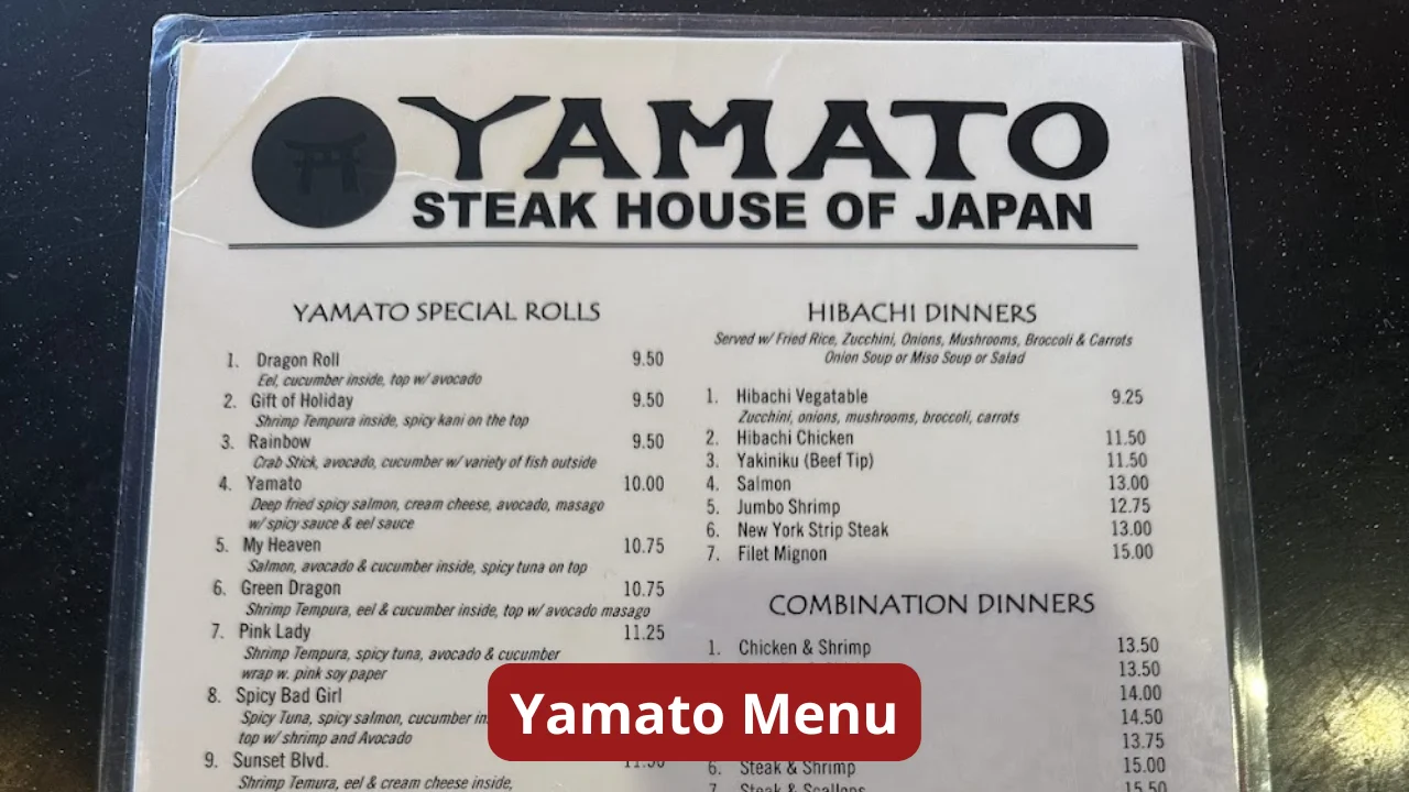 Yamato Menu