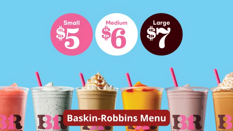 Baskin-Robbins Menu