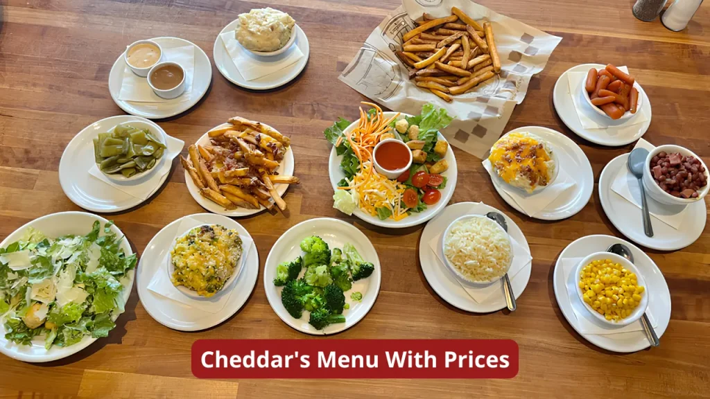 Cheddar's Menu With Prices