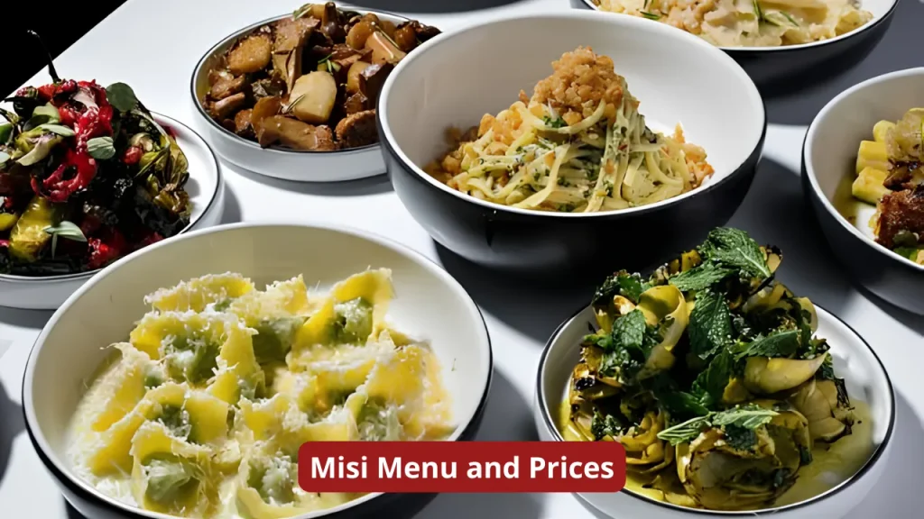 Misi Menu and Prices