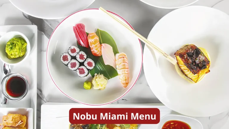 Nobu Miami Menu