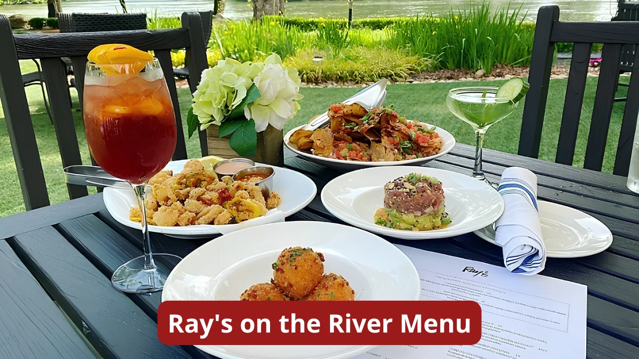 Ray on the River Menu